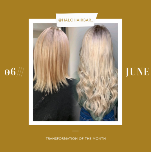 hair extensions transformation of the month: june