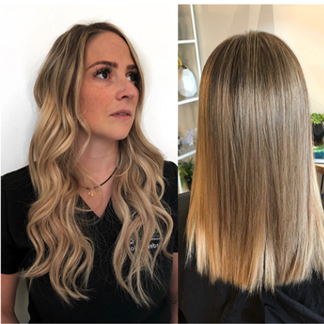 hair extension treatment: JUNE Britney McCulloch