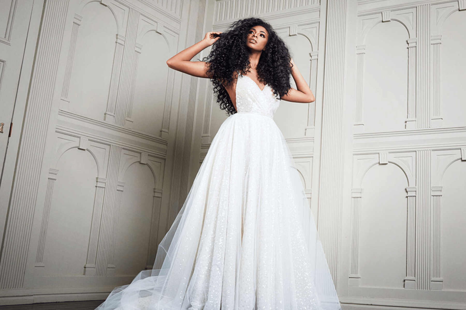 Curly Bridal hair extensions