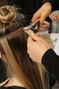 extension biadesive applicazione