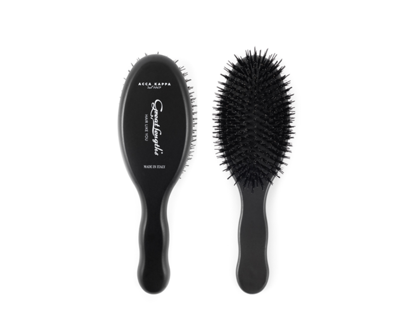 Brosse pour extension de cheveux ovale