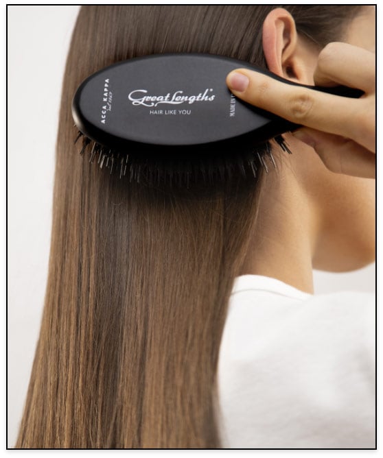 Hair extension Brush keratin hair extensions